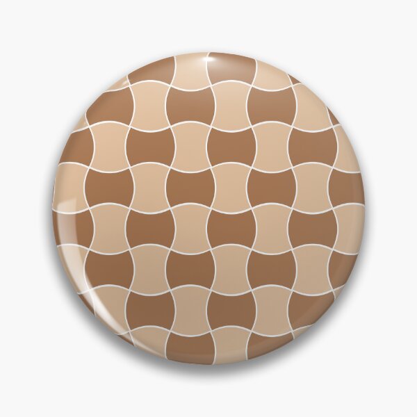 Item preview, Brown geometric criss cross pattern designed and sold by RuthB-Design.