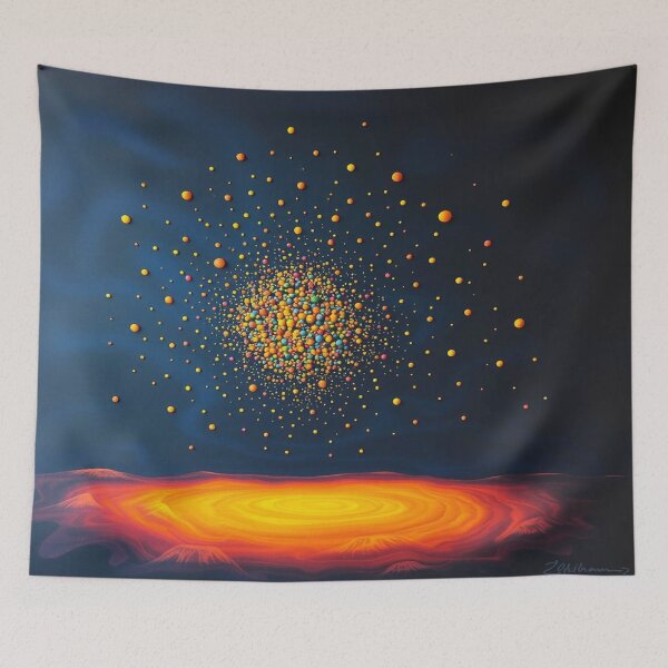 Item preview, Atomic Bloom – Colour explosion between lava, light and cosmic longing designed and sold by FotoworldEdel.