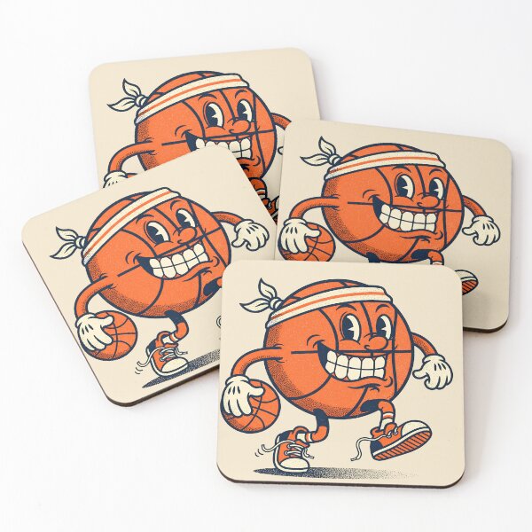 Item preview, Retro Basketball Mascot Design – Funny Cartoon Basketball Character designed and sold by Imaginationbeyond.