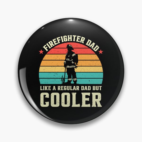 Item preview, Firefighter Dad Like A Regular Dad But Cooler Retro designed and sold by RareBunny.