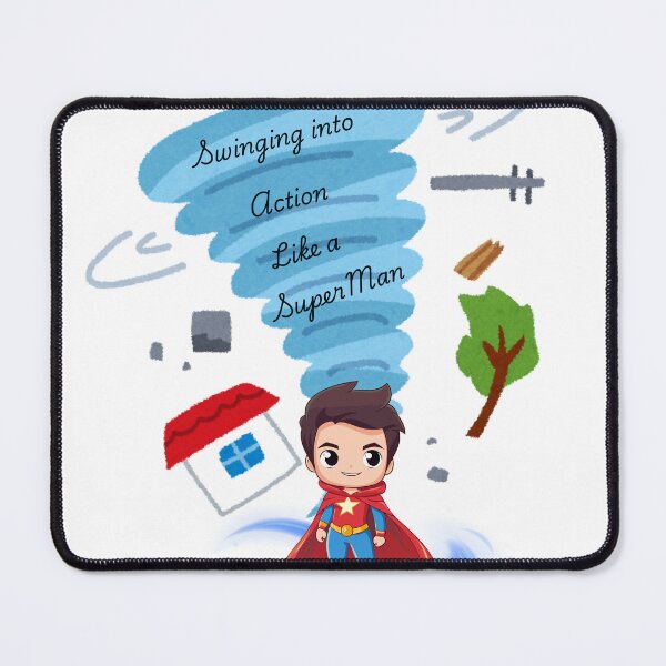 Item preview, Swinging Into Action: Little Superhero Dreams designed and sold by ankeyhooba.