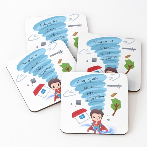 Item preview, Swinging Into Action: Little Superhero Dreams designed and sold by ankeyhooba.