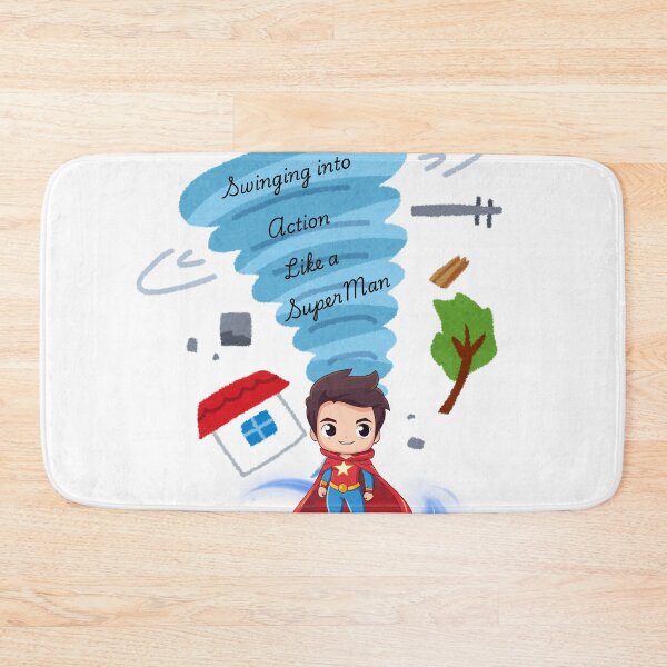 Item preview, Swinging Into Action: Little Superhero Dreams designed and sold by ankeyhooba.
