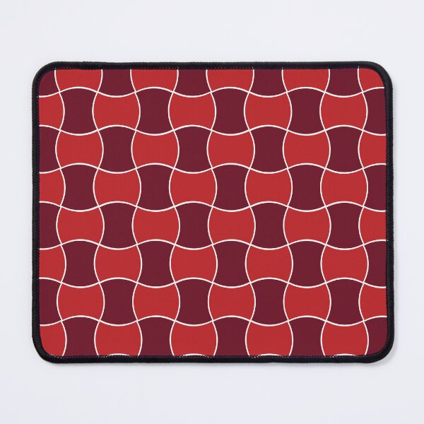 Item preview, Red geometric criss cross pattern designed and sold by RuthB-Design.