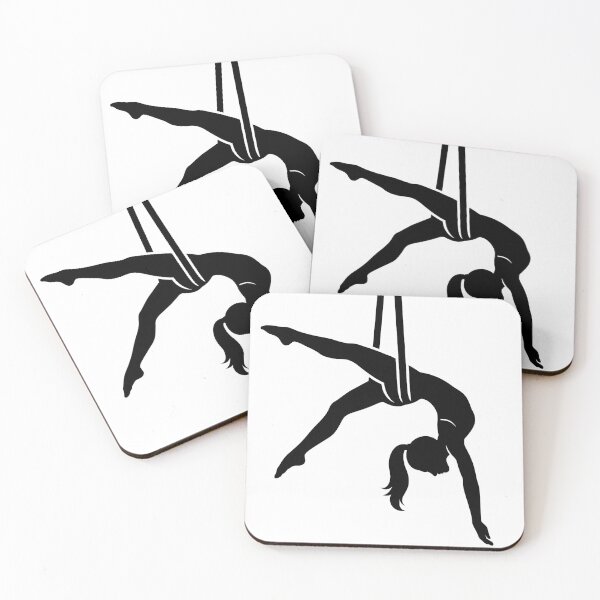 Item preview, Inverted Backbend Aerial Silks Pose with Back Draping designed and sold by FLARE.