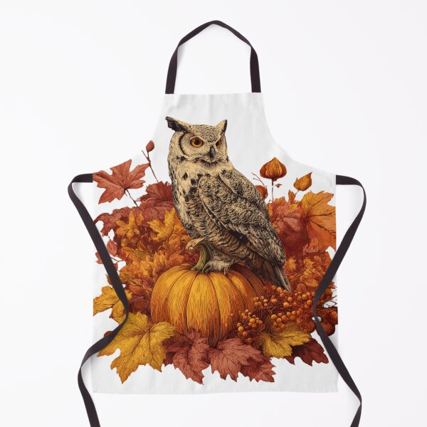 Item preview, Owl and Pumpkin designed and sold by NicolasGlowArt.
