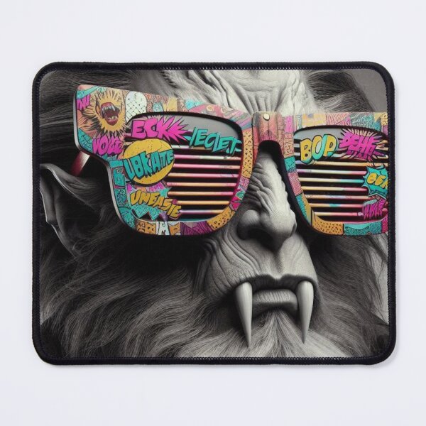 Item preview, "Geekzilla: The Furry Fury of Funk & Frames" designed and sold by Print Fiction.