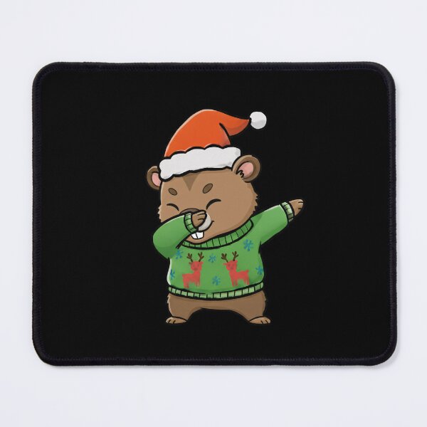 Item preview, Funny Groundhog Dabbing Merry Christmas Animal Lover Xmas Boys Girls Kids designed and sold by FurryHavenPH.