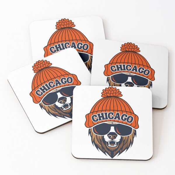 Item preview, Chicago Bear With Beanie designed and sold by LeoAndLilly.