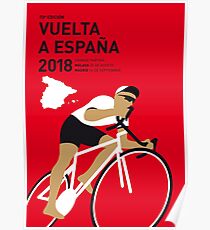 MY VUELTA A ESPANA MINIMAL POSTER 2018 Poster