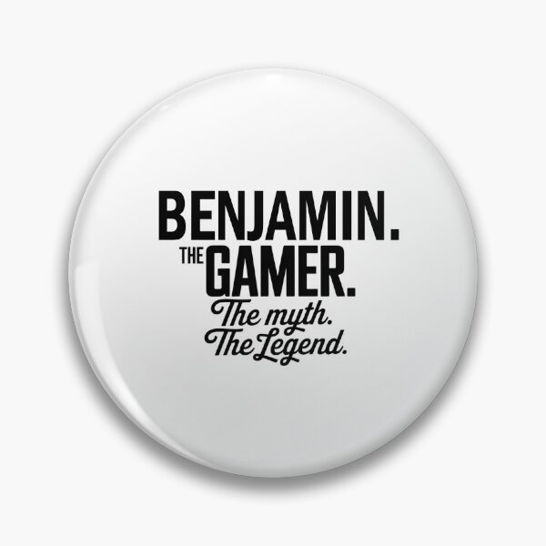 Item preview, Benjamin The Gamer The Myth The Legend Benjamin Name - Funny Gamer Quote design designed and sold by Oussinc.