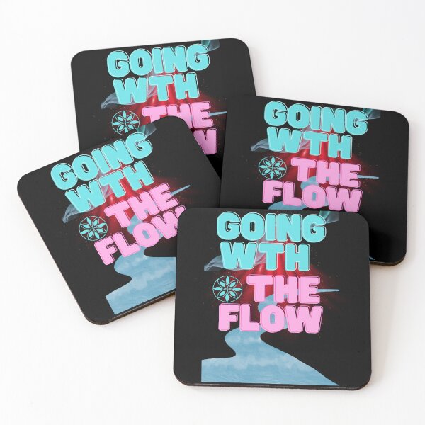 Item preview, Going With The Flow Minimalist Quote Design designed and sold by Selora1.