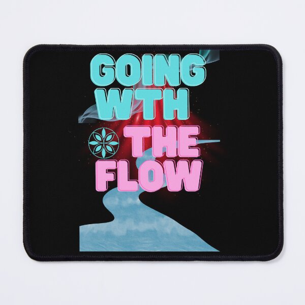 Item preview, Going With The Flow Minimalist Quote Design designed and sold by Selora1.