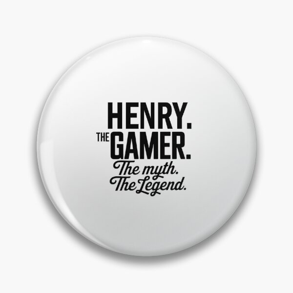 Item preview, Henry The Gamer The Myth The Legend Henry Name - Funny Gamer Quote design designed and sold by Oussinc.