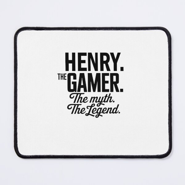 Item preview, Henry The Gamer The Myth The Legend Henry Name - Funny Gamer Quote design designed and sold by Oussinc.