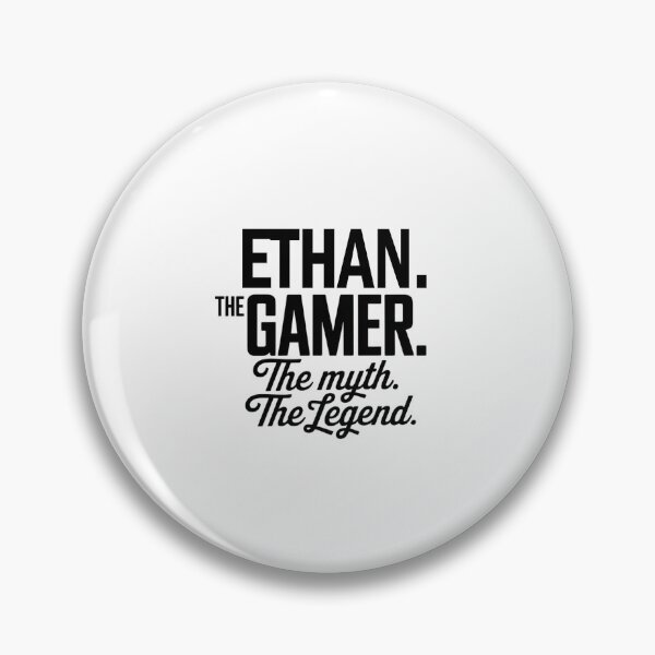 Artikelvorschau, Ethan, der Gamer, der Mythos, die Legende, Ethan-Name – lustiges Gamer-Zitat-Design entworfen und verkauft von Oussinc.
