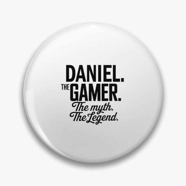 Item preview, Daniel The Gamer The Myth The Legend Daniel Name - Funny Gamer Quote design designed and sold by Oussinc.
