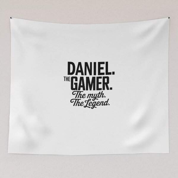 Item preview, Daniel The Gamer The Myth The Legend Daniel Name - Funny Gamer Quote design designed and sold by Oussinc.
