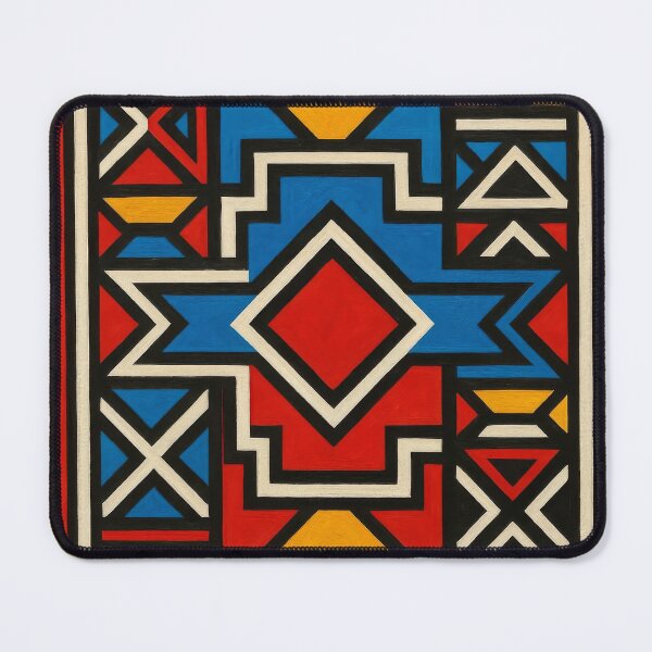 Item preview, Ndebele | Vibrant Geometric Art designed and sold by Le Pédagogue.