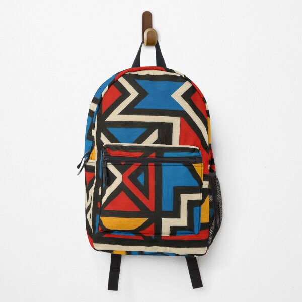 Item preview, Ndebele | Vibrant Geometric Art designed and sold by Le Pédagogue.