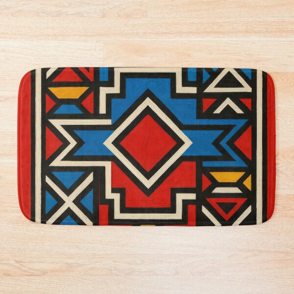 Item preview, Ndebele | Vibrant Geometric Art designed and sold by Le Pédagogue.