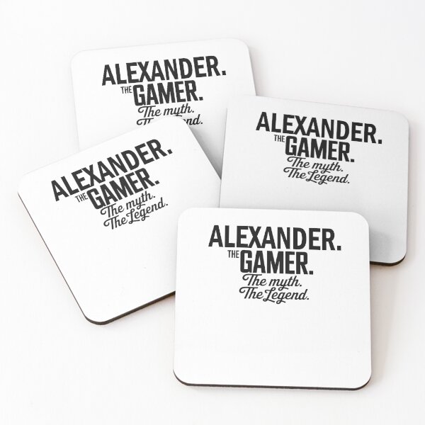 Item preview, Alexander The Gamer The Myth The Legend Alexander Name - Funny Gamer Quote design designed and sold by Oussinc.
