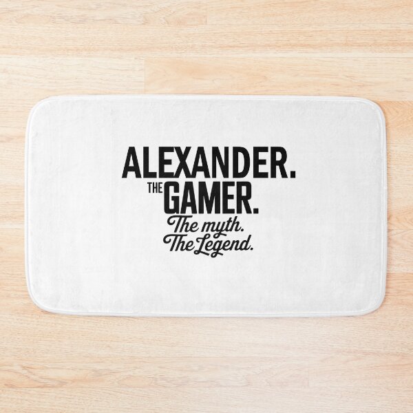 Item preview, Alexander The Gamer The Myth The Legend Alexander Name - Funny Gamer Quote design designed and sold by Oussinc.