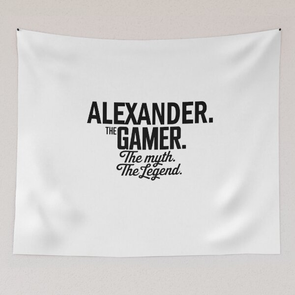 Item preview, Alexander The Gamer The Myth The Legend Alexander Name - Funny Gamer Quote design designed and sold by Oussinc.