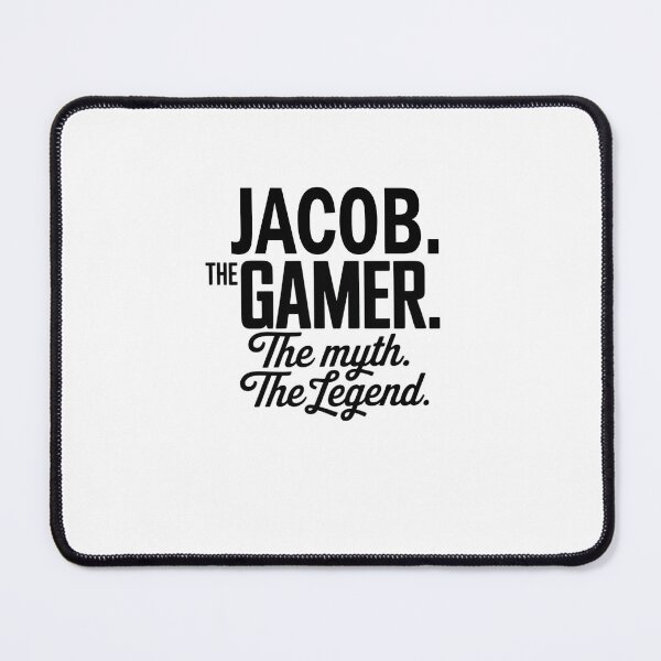 Item preview, Jacob The Gamer The Myth The Legend Jacob Name - Funny Gamer Quote design designed and sold by Oussinc.