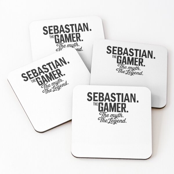 Item preview, Sebastian The Gamer The Myth The Legend Sebastian Name - Funny Gamer Quote design designed and sold by Oussinc.