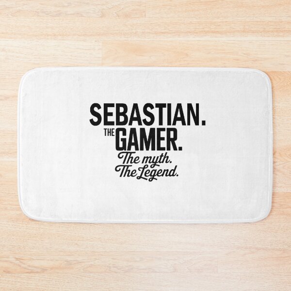 Item preview, Sebastian The Gamer The Myth The Legend Sebastian Name - Funny Gamer Quote design designed and sold by Oussinc.