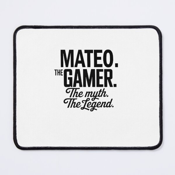 Item preview, Mateo The Gamer The Myth The Legend Mateo Name - Funny Gamer Quote design designed and sold by Oussinc.