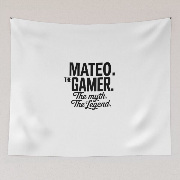 Item preview, Mateo El Gamer El Mito La Leyenda Nombre Mateo - Diseño de cita divertida de gamer designed and sold by Oussinc.