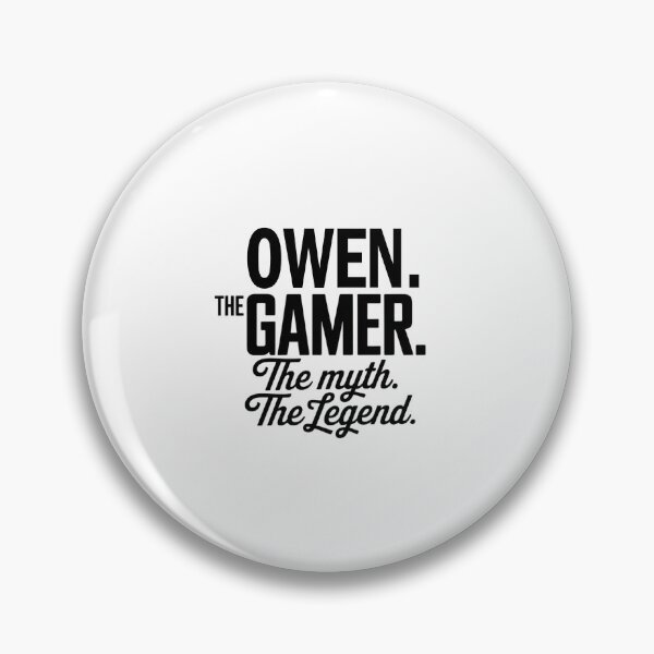 Item preview, Owen The Gamer The Myth The Legend Owen Name - Funny Gamer Quote design designed and sold by Oussinc.