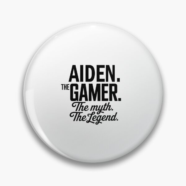 Item preview, Aiden The Gamer The Myth The Legend Aiden Name - Funny Gamer Quote design designed and sold by Oussinc.