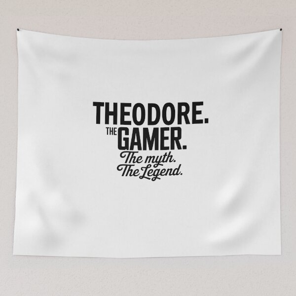 Item preview, Theodore The Gamer The Myth The Legend Theodore Name - Funny Gamer Quote design designed and sold by Oussinc.