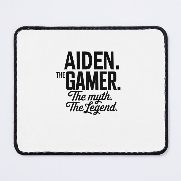 Item preview, Aiden The Gamer The Myth The Legend Aiden Name - Funny Gamer Quote design designed and sold by Oussinc.