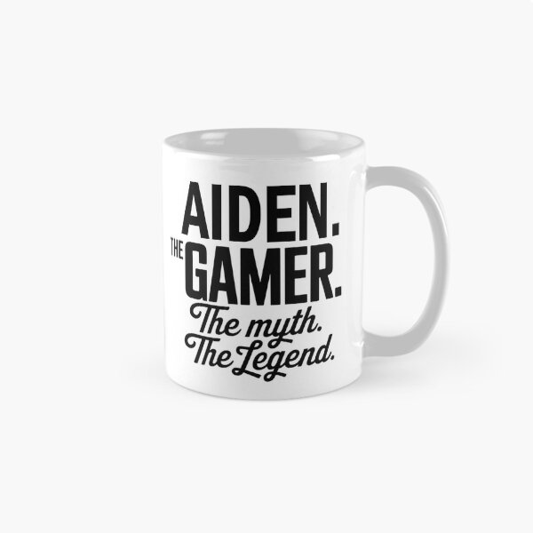 Artikelvorschau, Aiden, der Gamer, der Mythos, die Legende, Aiden-Name – lustiges Gamer-Zitat-Design entworfen und verkauft von Oussinc.