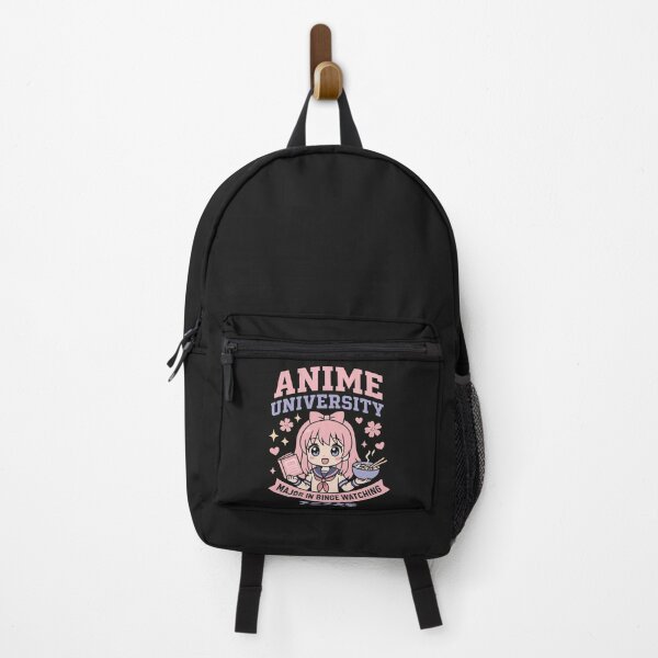 Item preview, Anime University – Funny Chibi Binge Watching Design for Otaku & Manga Fans designed and sold by Rest Babe.