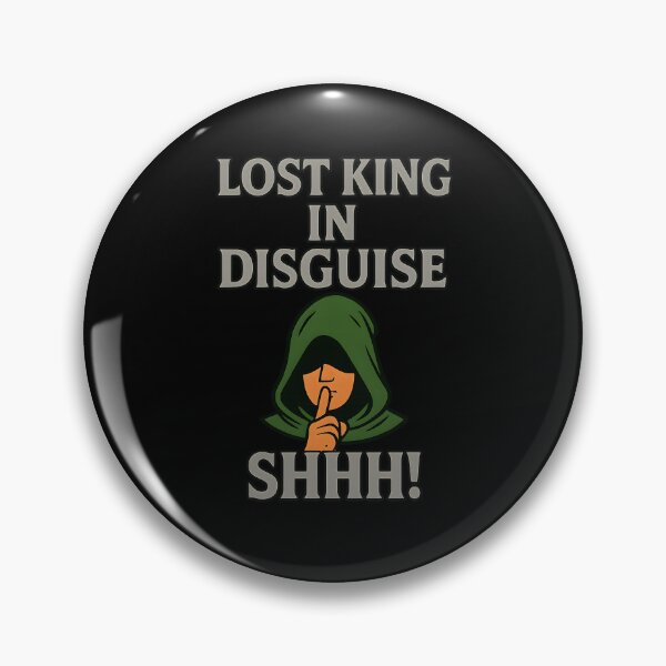 Item preview, Lost King in Disguise – Hooded Rogue “Shhh” Fantasy Design designed and sold by Fenay Designs.