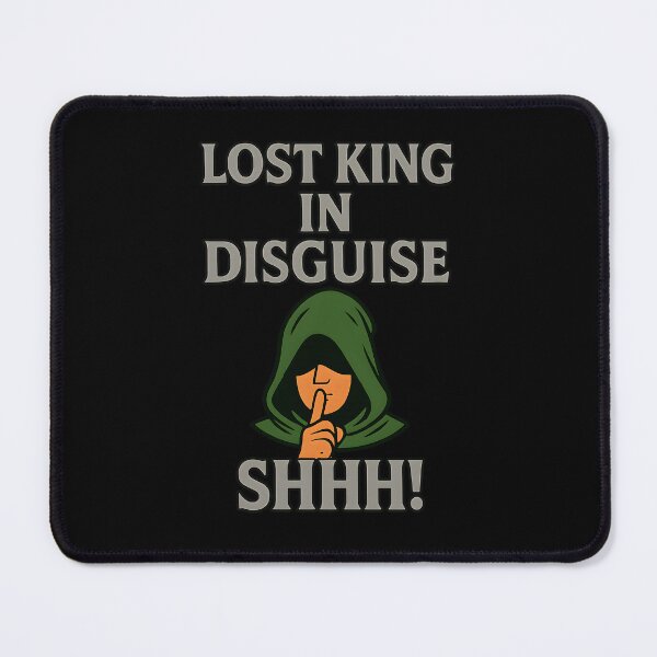 Item preview, Lost King in Disguise – Hooded Rogue “Shhh” Fantasy Design designed and sold by Fenay Designs.