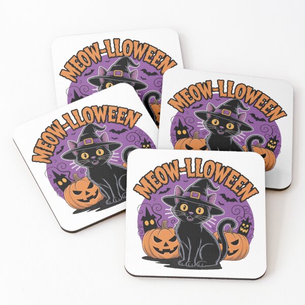 Item preview, Meow-lloween designed and sold by WSPrintCrafter.