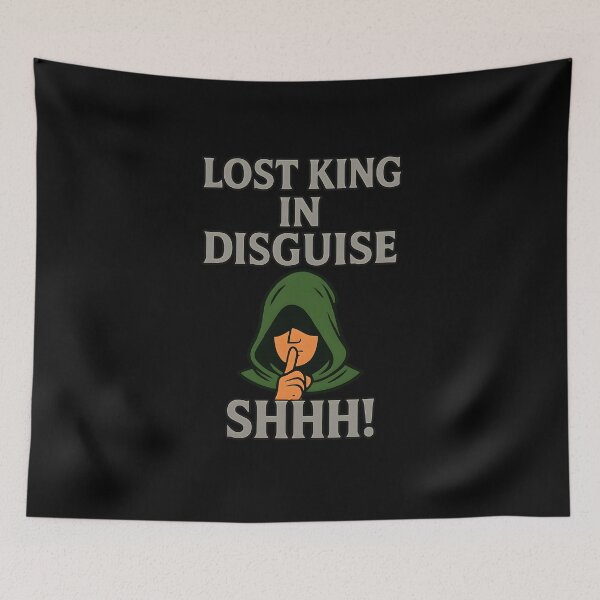Item preview, Lost King in Disguise – Hooded Rogue “Shhh” Fantasy Design designed and sold by Fenay Designs.