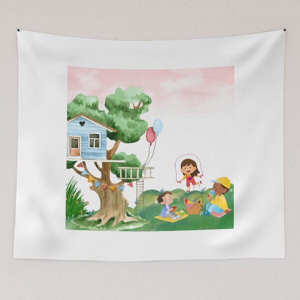 Item preview, Treehouse Picnic & Playtime designed and sold by ankeyhooba.