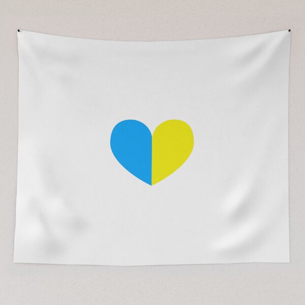 Item preview, Ukraine heart logo designed and sold by UmaCreatesThings.