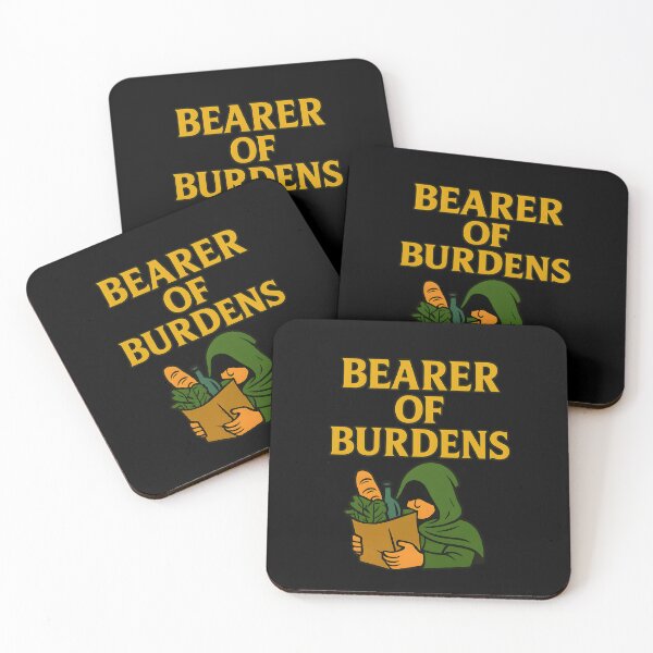 Item preview, Bearer of Burdens – Funny Fantasy Adventurer on a Grocery Run designed and sold by Fenay Designs.
