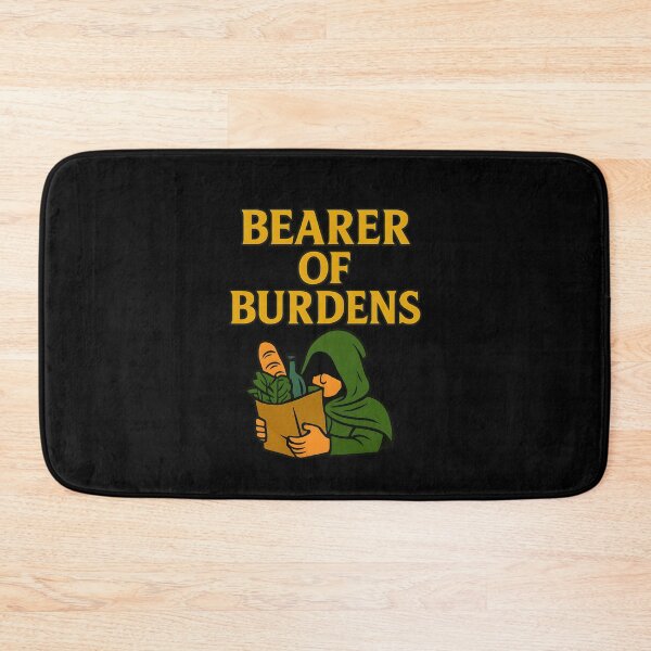 Item preview, Bearer of Burdens – Funny Fantasy Adventurer on a Grocery Run designed and sold by Fenay Designs.