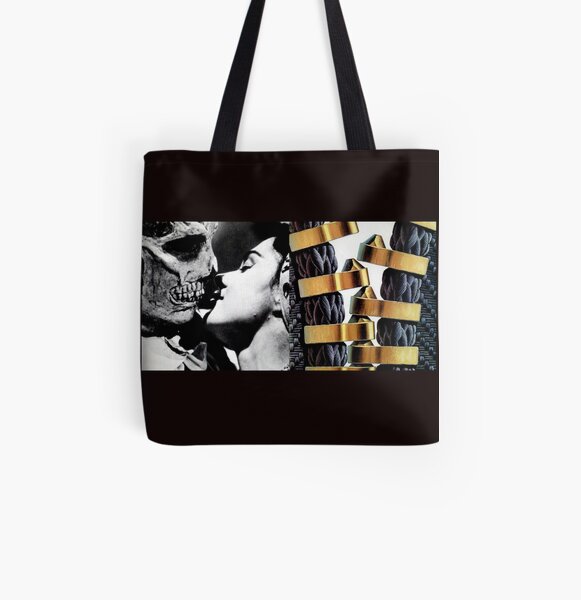Dr. Phibes & Zipper Bolsa estampada de tela