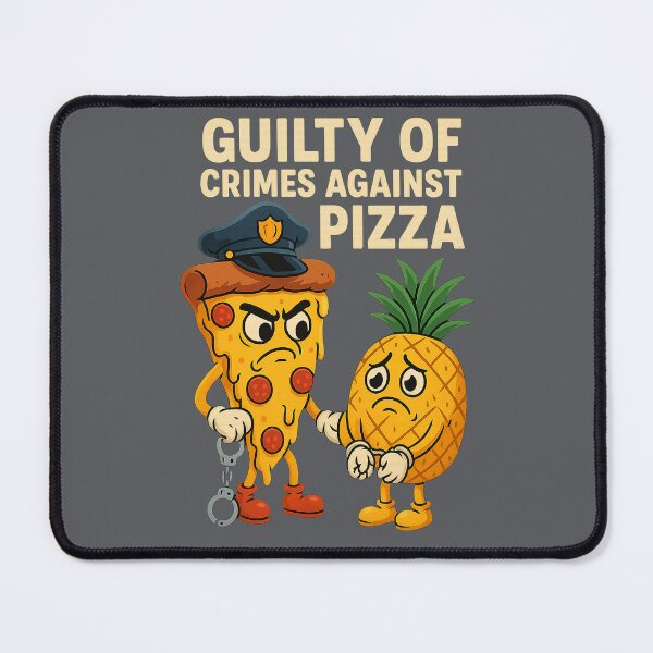 Item preview, Guilty of Crimes Against Pizza Design designed and sold by SablePL.