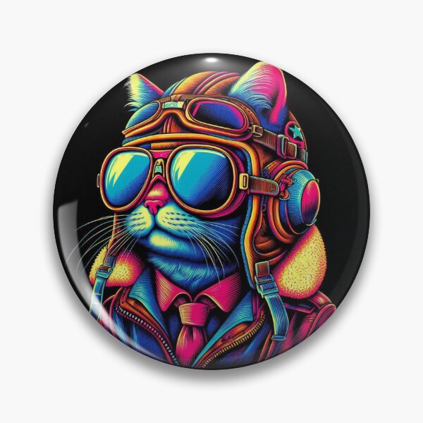 Item preview, Cute pilot cat  designed and sold by Dogandesighn.